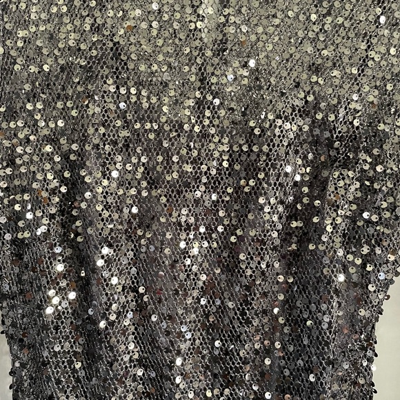 Sequined Net Dress - Picture 7 of 8